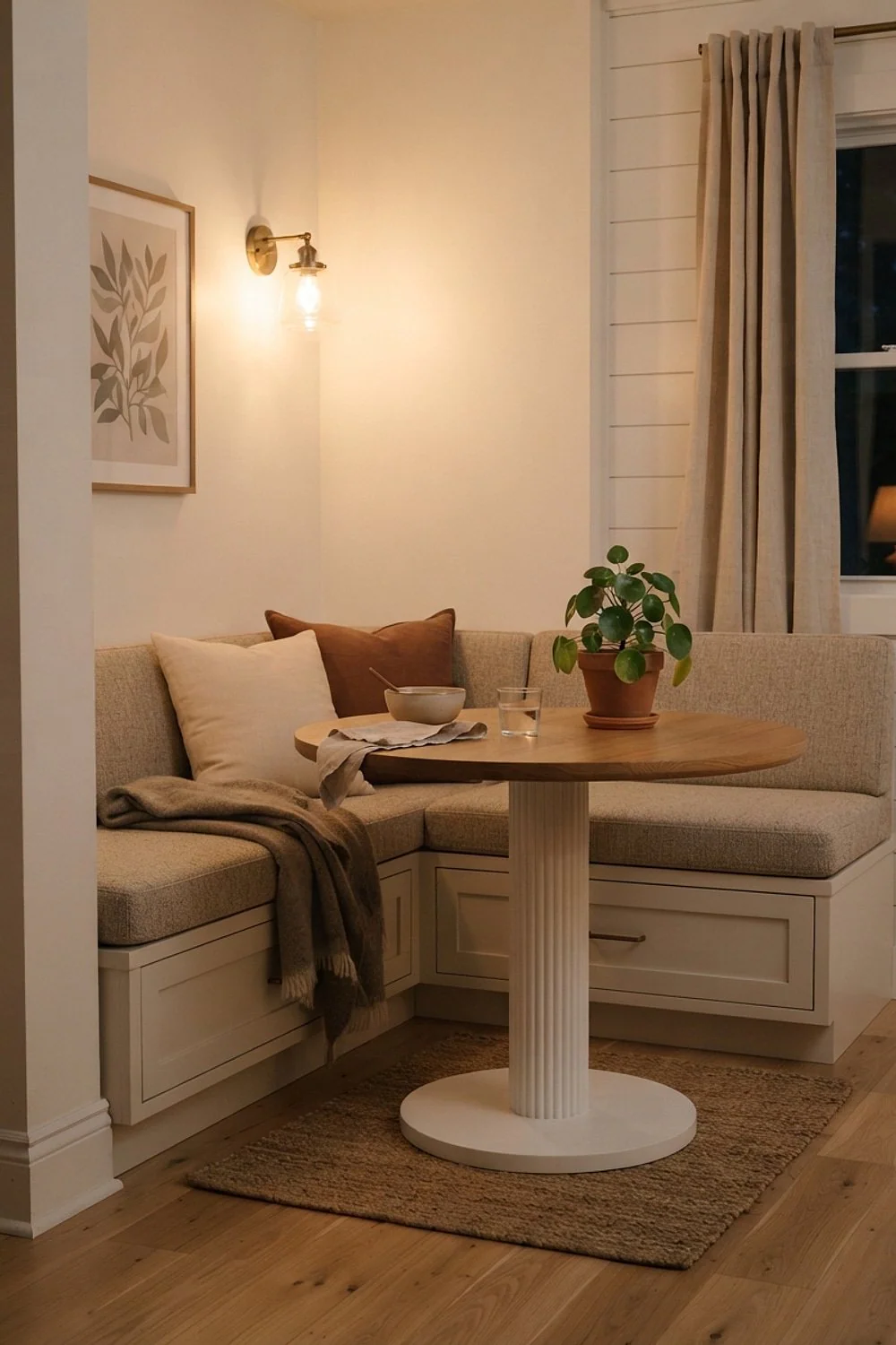 30-inch round pedestal table