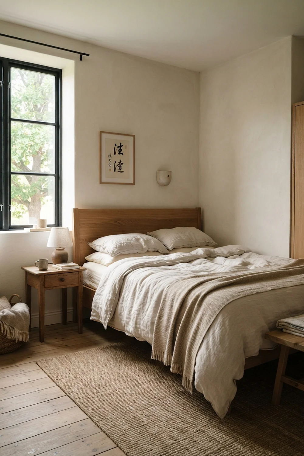 Washed linen or percale