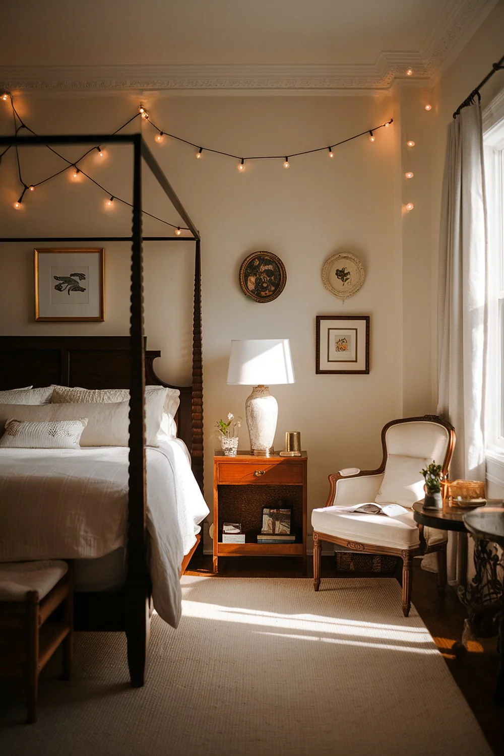 Dark Academia Bedroom Design
