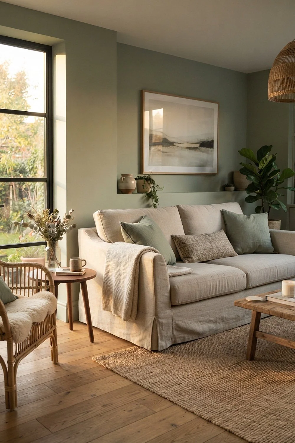 Linen-blend slipcover