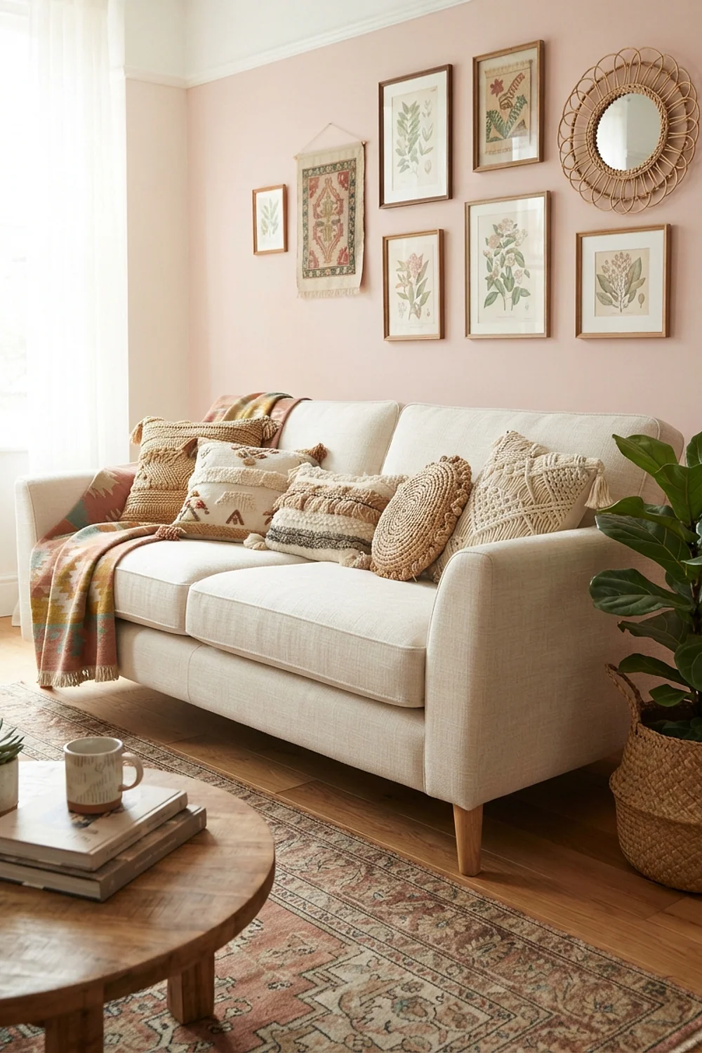 Sofa pulled 12-18 inches
