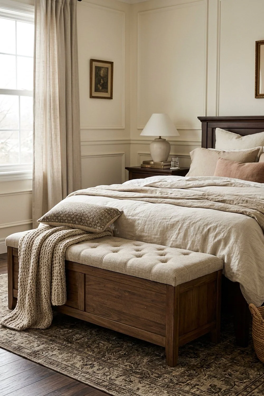 Lidded bench