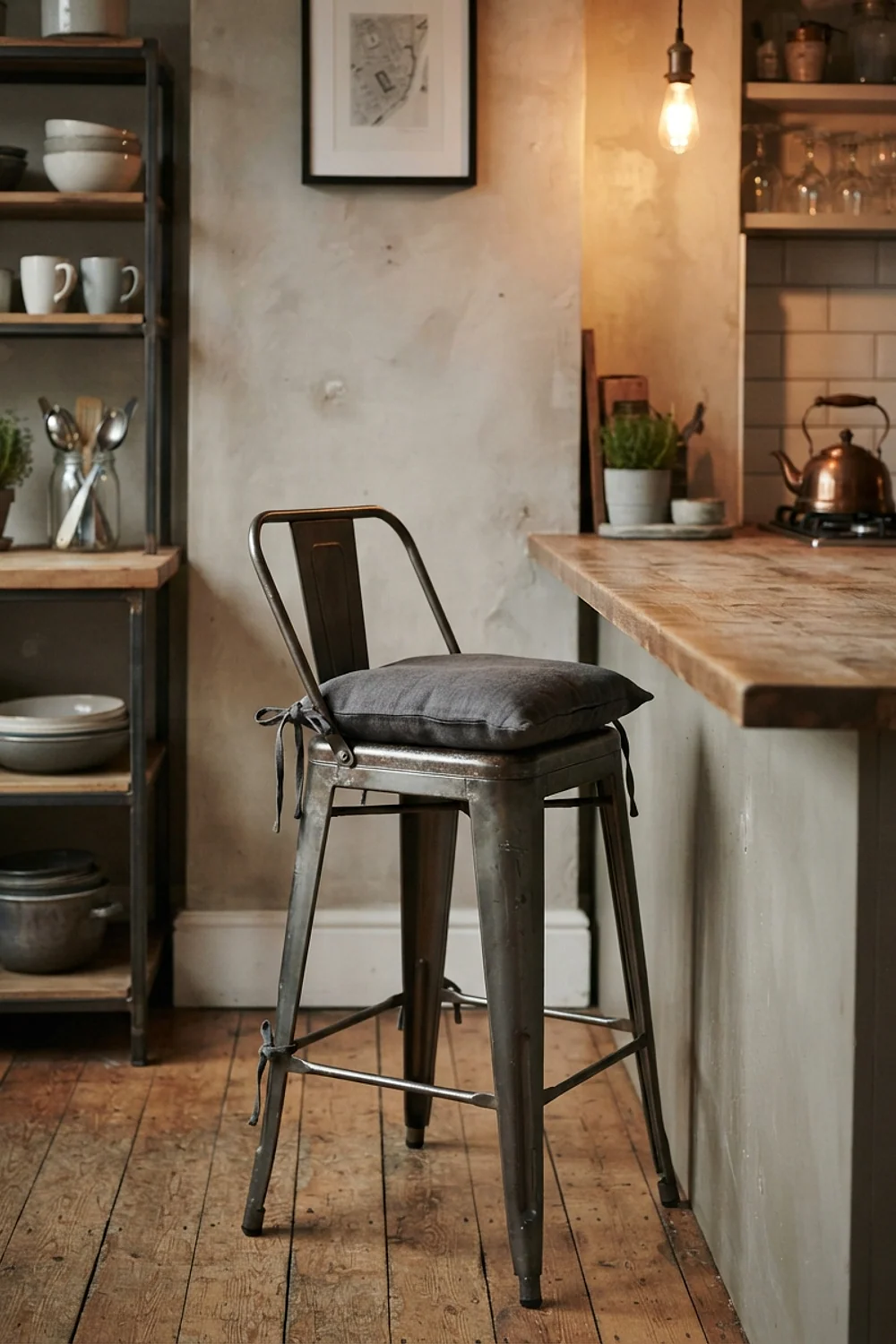 Tie-on seat cushions