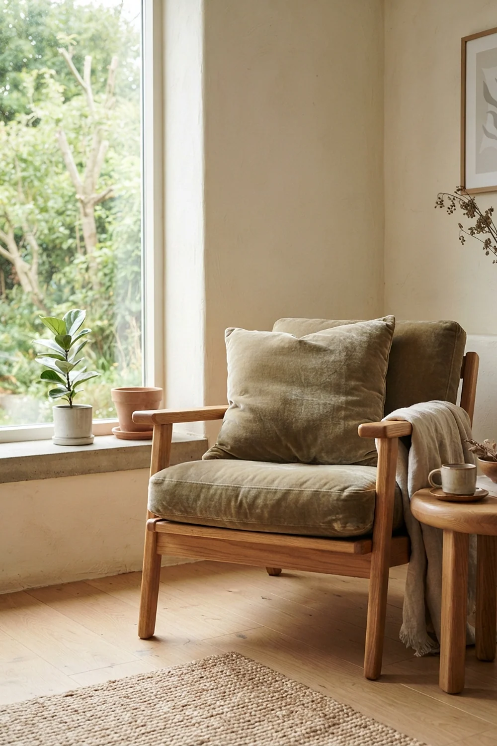 Velvet cushions