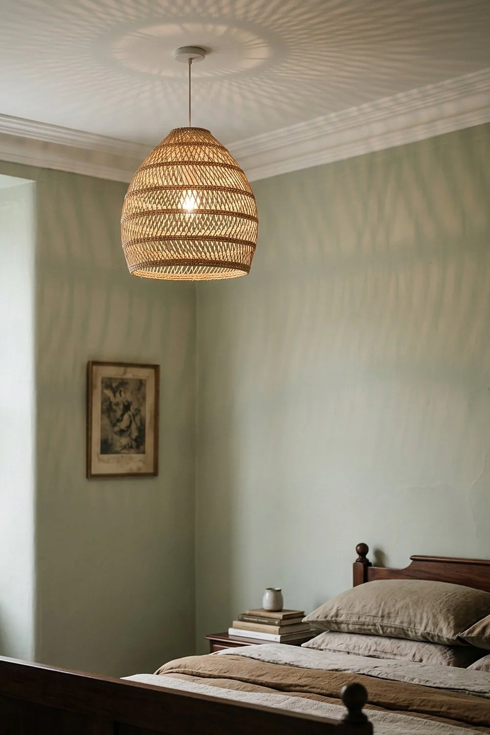 Rattan pendant