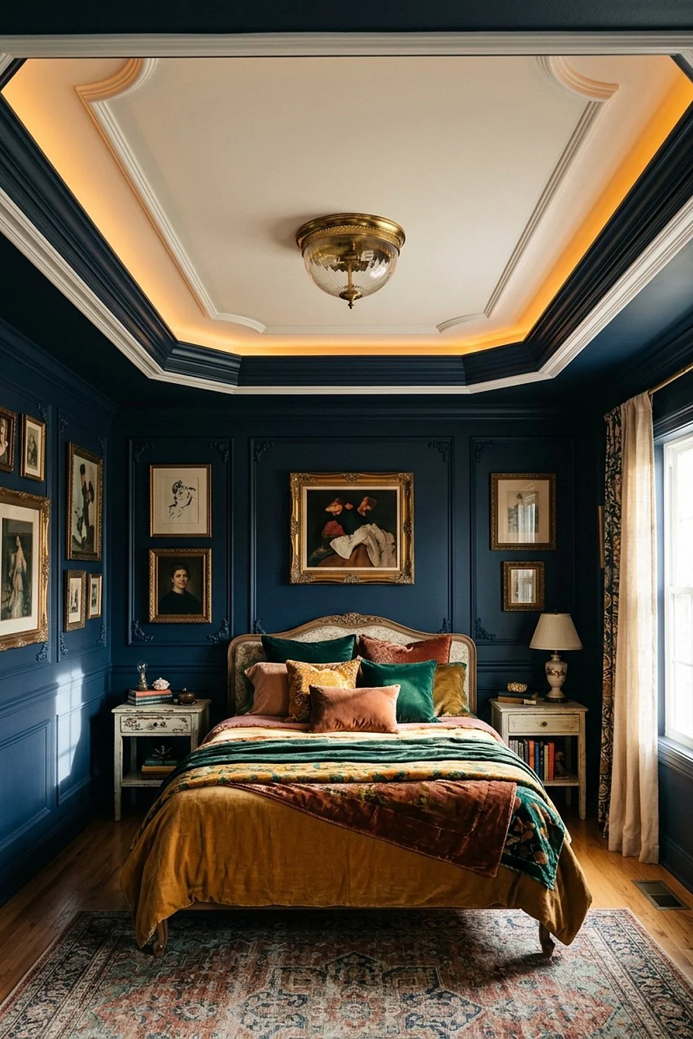 Faux tray ceiling