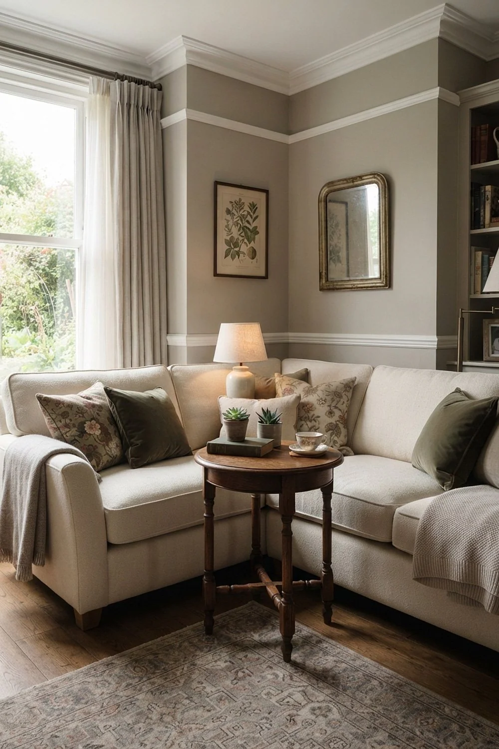 Corner side table