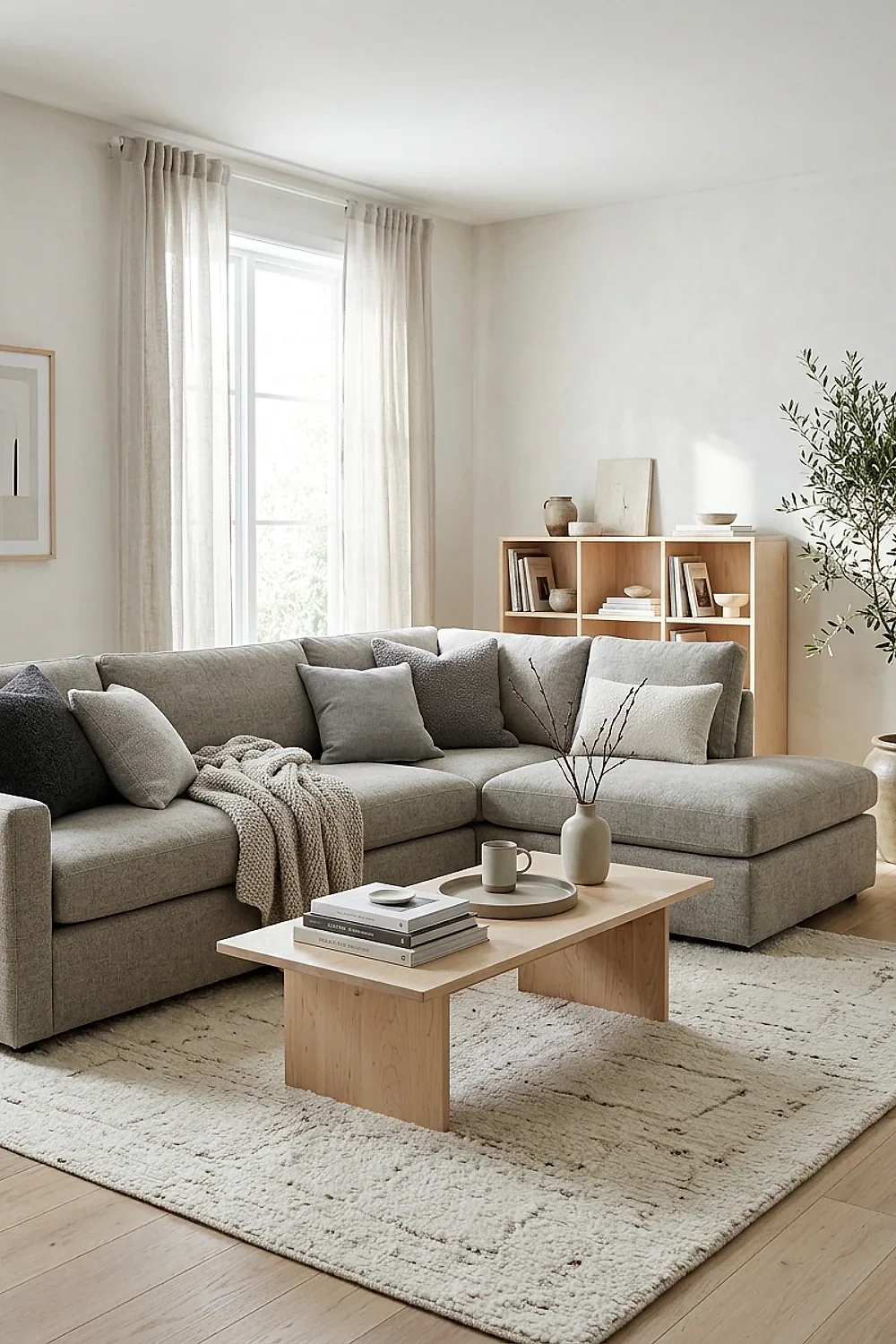 Plush Sectional Sofa Styling