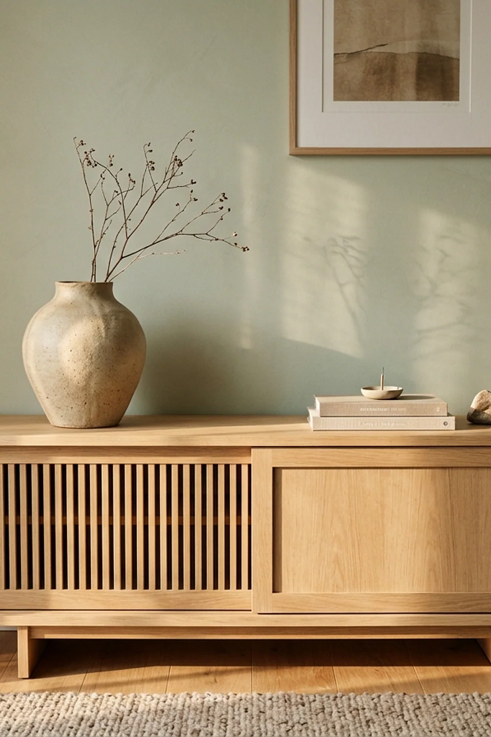 Matte stoneware vases