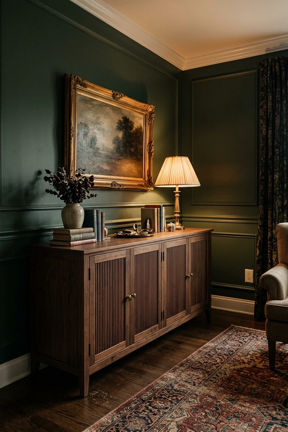 Fluted-door sideboard