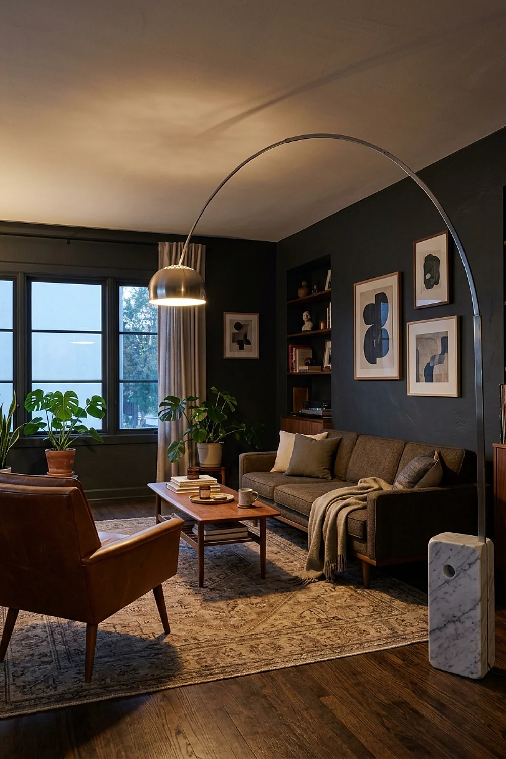 Arc floor lamp