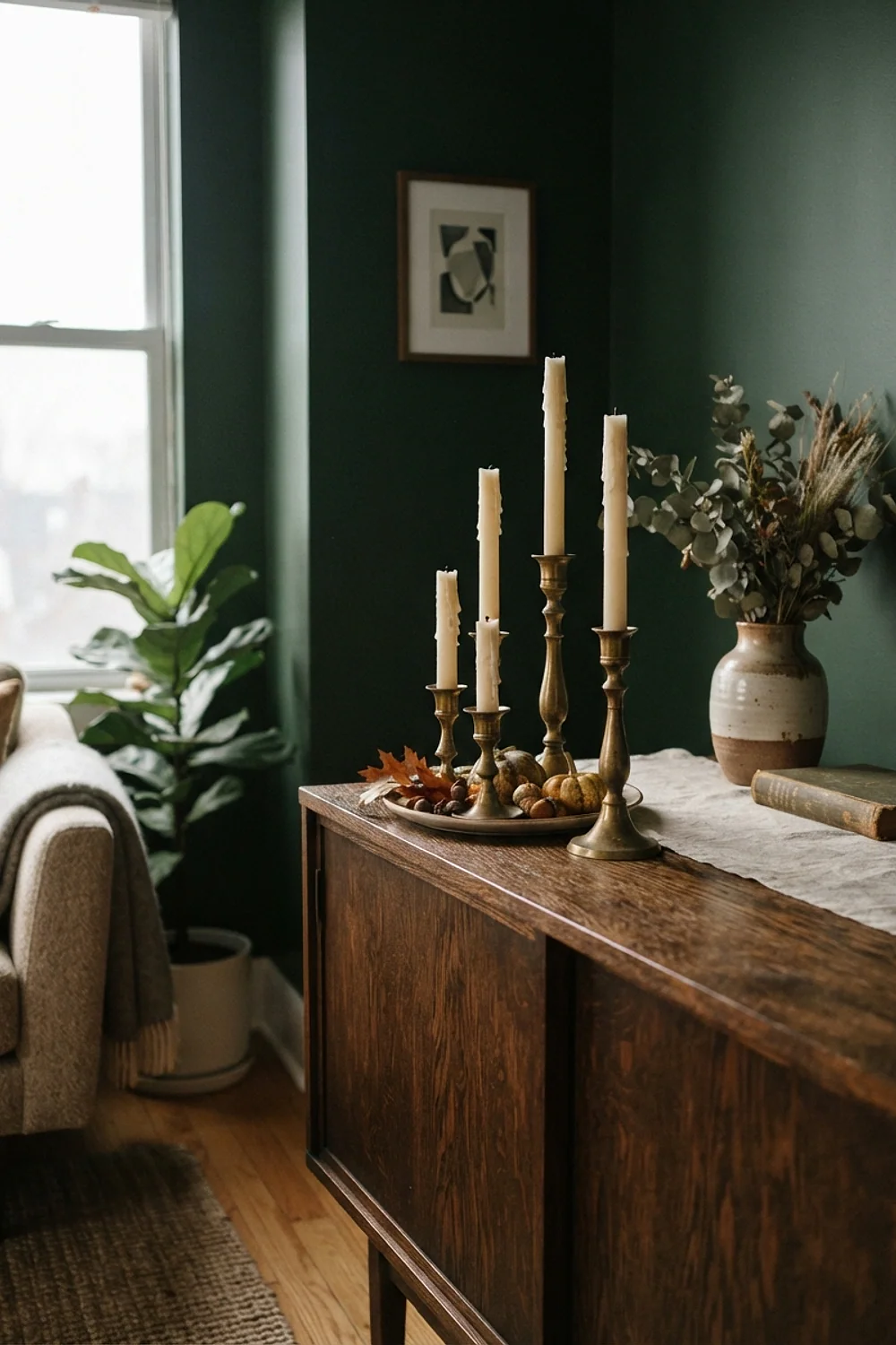 Thrifted brass candlesticks