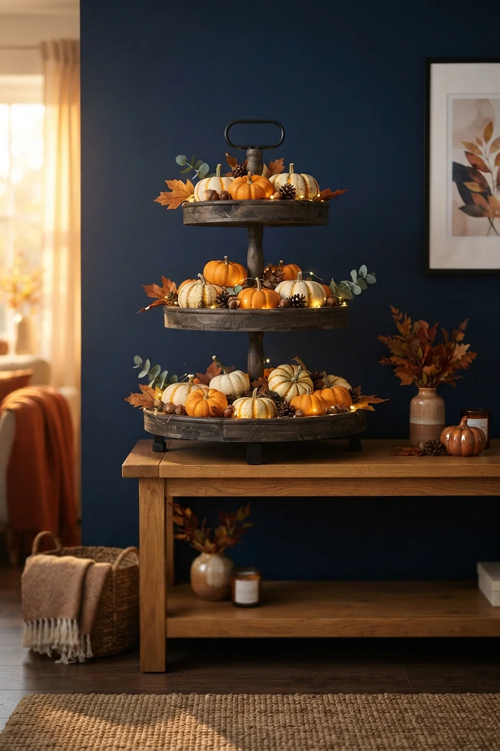 Three-tier stand