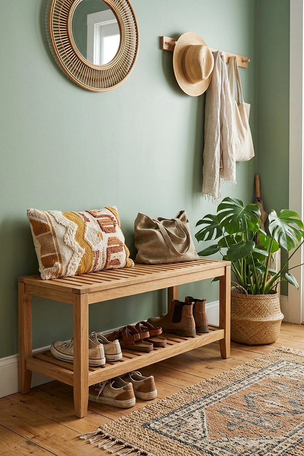 Open-slat bench