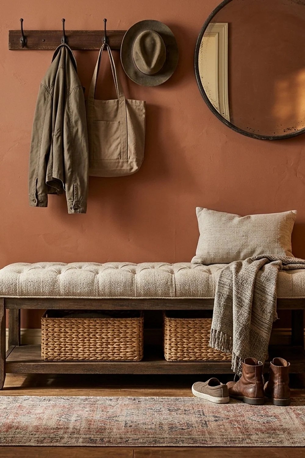 Tufted bench
