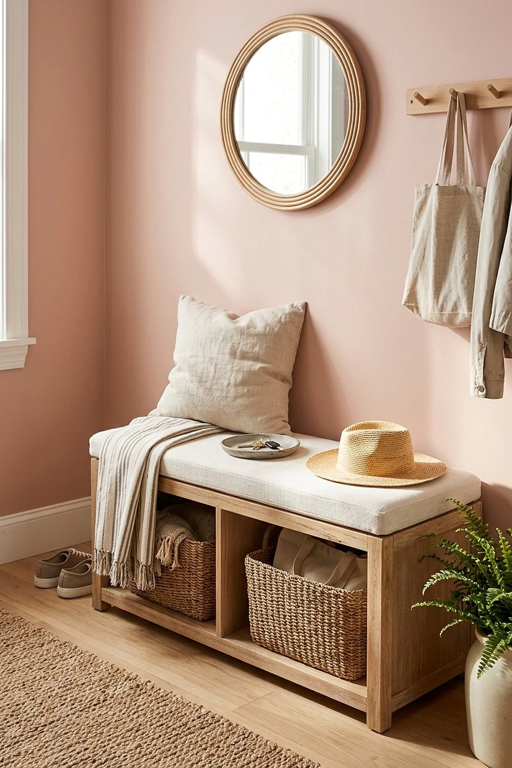 36-inch narrow bench