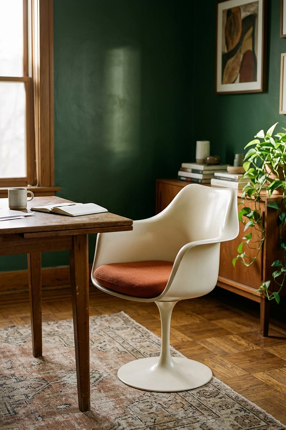 Saarinen's Tulip armchair