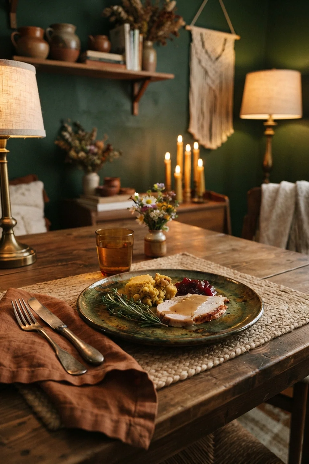 Reactive-glaze stoneware plates