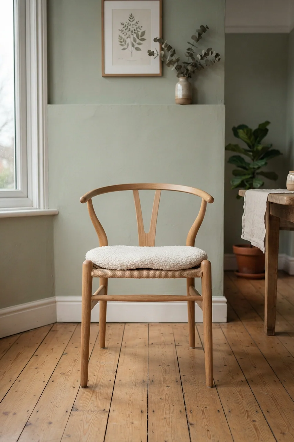 Sheepskin or bouclé pads