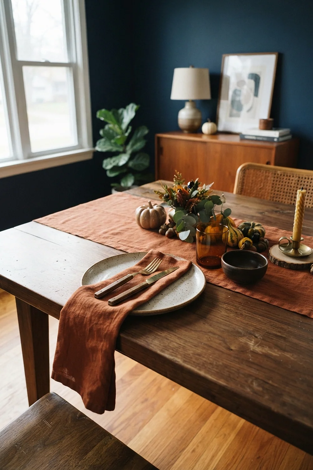 Thanksgiving decorations table setting