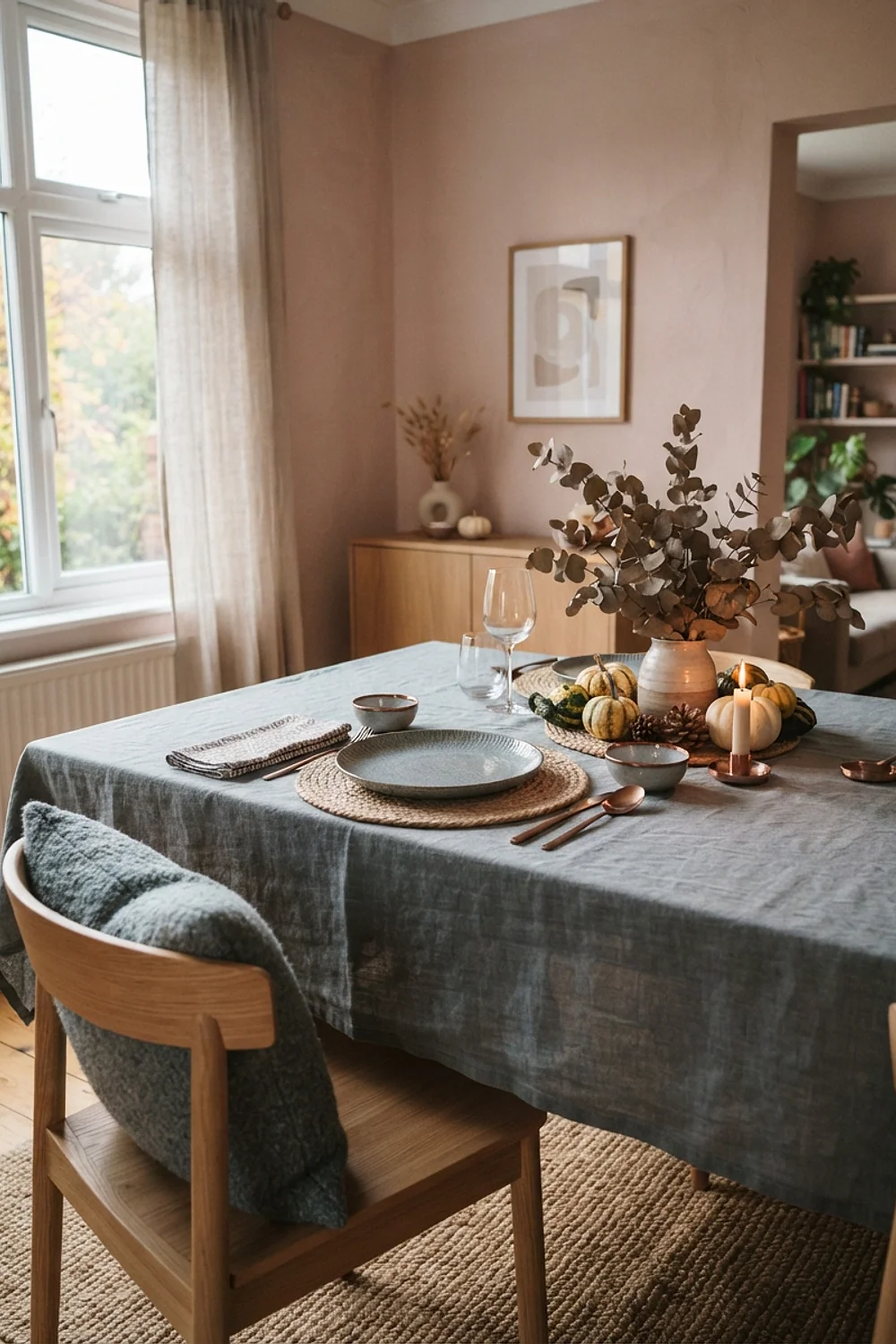 Gray-blue cloth