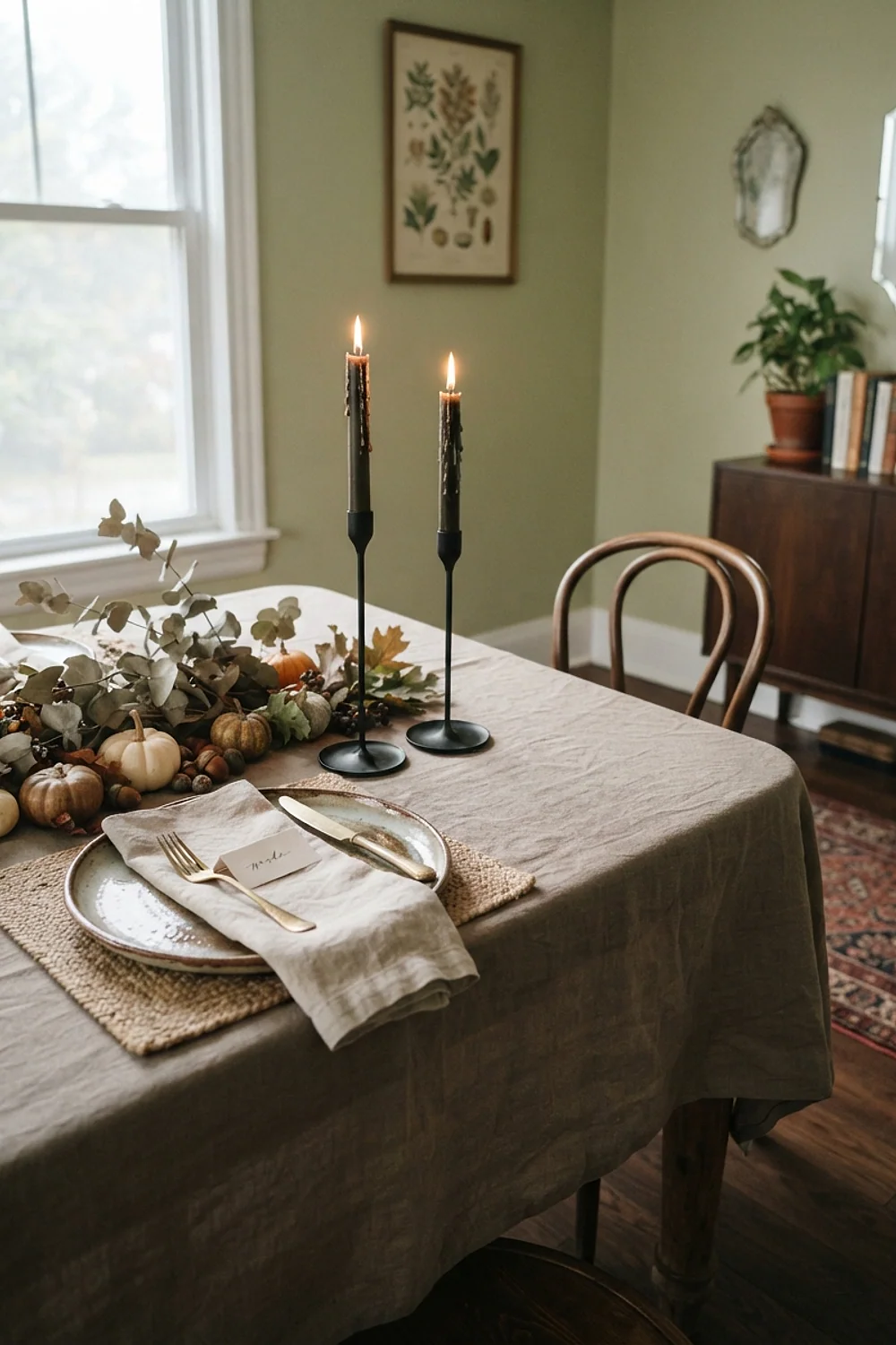 Taupe cloth