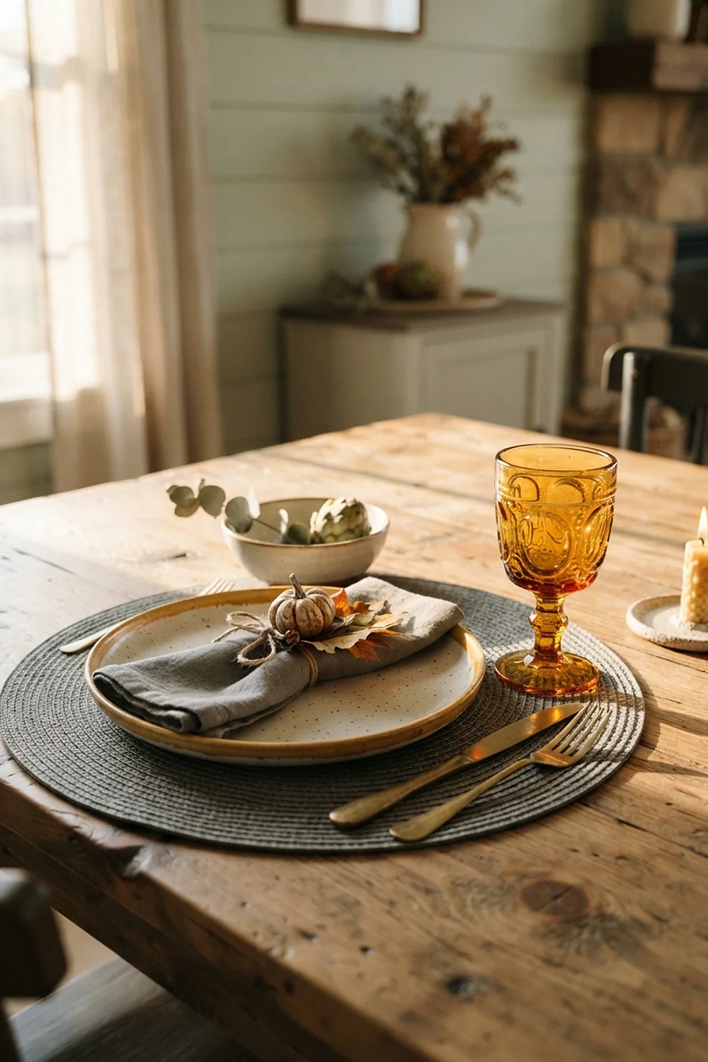 Ochre goblets