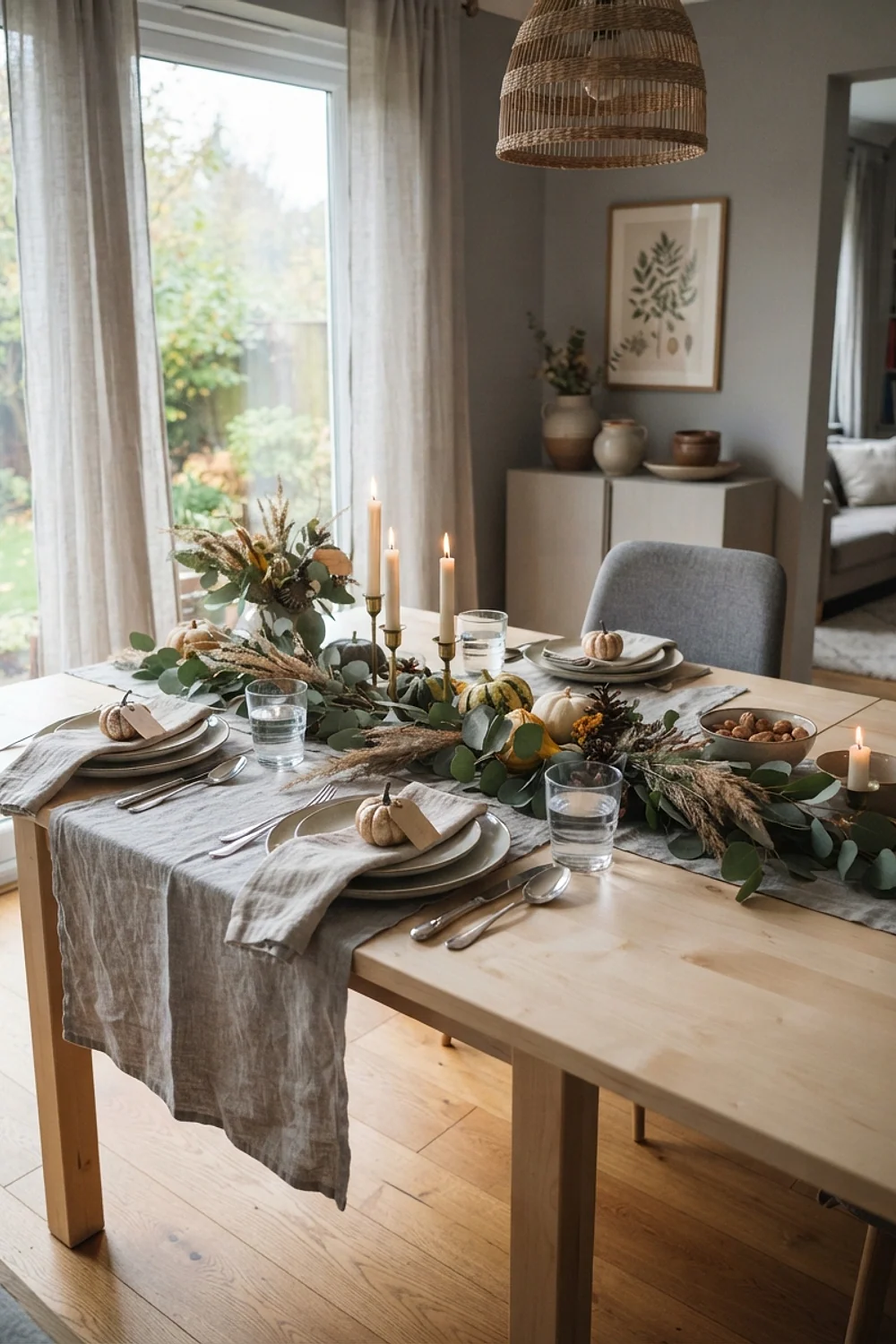 Thanksgiving Decorations Table Setting